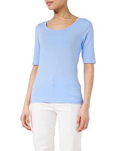 Litao-Case Damskie Slim Modern CO/EA Scoop ½ SLV S/S dzianinowe topy, wielokolorowe, XXS, Wielobarwny, XXS