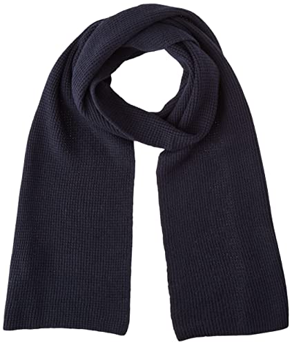 United Colors of Benetton Męski 1235uu007 szalik z dzianiny szal, niebieski nocny 66u, OneSize