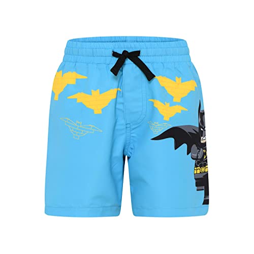 LEGO Chłopięce Batman Jungen Badeshort LWAlex 313 Board Spodenki 593 Jasny Niebieski, 104