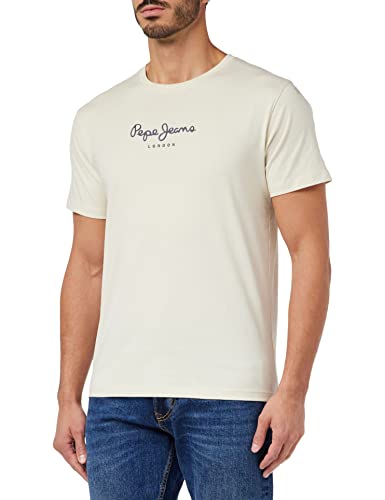 Pepe Jeans Koszulka męska Edward, beżowy (kość słoniowa), XL