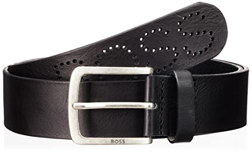 BOSS Męski pasek JOR_Sz40 Belt, Black1, 80