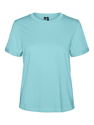 VERO MODA Vmpaula S/S Noos T-Shirt damski, Limpet Shell, M