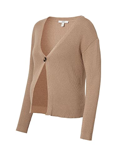 Esprit Maternity Damski sweter z dzianiny z długim rękawem, Jasnobrązowa – 260, 40 PL