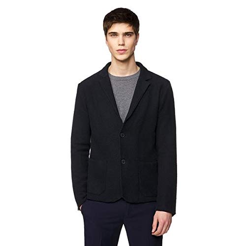 United Colors of Benetton Giacca Płaszcz męski, Niebieski (Blu 616), M