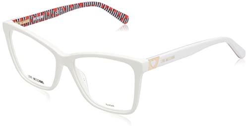 Love Moschino Damskie okulary przeciwsłoneczne Mol586, białe, 52, biały