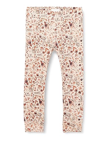 Noppies Baby Dziewczęce legginsy z nadrukiem Vivre na całej powierzchni, Cameo Brown - N086, 68 cm