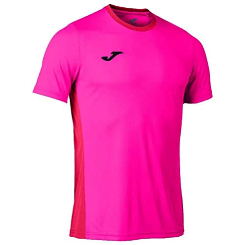 Joma Męski T-shirt z krótkim rękawem Winner II, neonowy róż, XXXXS