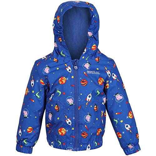 Regatta Dziecięca kurtka Peppa Buddy Puddle Unisex, Spray do surfowania, 6 Miesiące