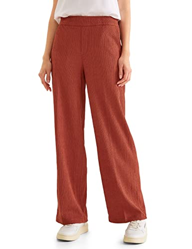 Street One Damskie spodnie do biegania z kory, Foxy Red, 34W / 32L