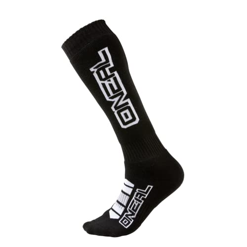O'NEAL | Mountainbike Motocross Socks | MTB Downhill Freeride | Pochłaniające pot, wzmocniona pięta i podeszwa | Pro MX Corp | Unisex | Adult | Czarny Biały | OS