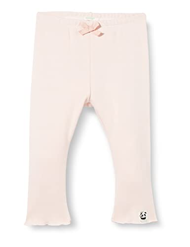 United Colors of Benetton Legginsy dziecięce, różowe paski 911, 56 cm