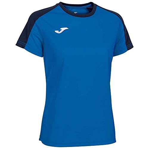 Joma Eco Championship T-shirt damski z krótkim rękawem, błękit królewski/granatowy, M