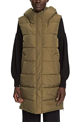 ESPRIT Kamizelka damska, 355/ciemny khaki., L