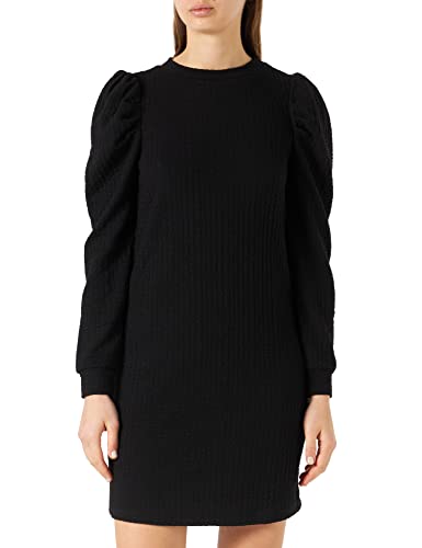 VERO MODA VMDUI LS Short Sweat Dress JRS GA sukienka damska, czarna, M