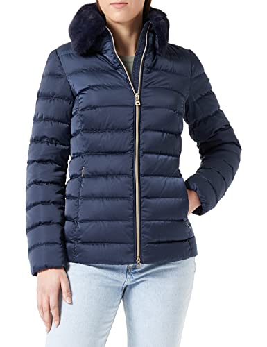 Geox Damski płaszcz w stylu Bettanie Down, Black Iris, 46