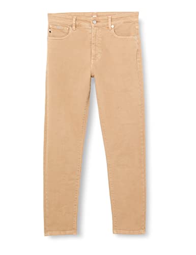 BOSS Damskie spodnie jeansowe Prosty stożkowy 4.0, Medium beżowy, 29