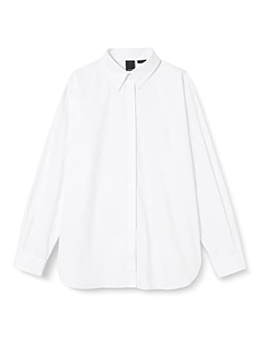 Pinko Damska koszula Bridport Poplinowa, Z04_White Brill, 12 (M), Z04_biały Brill, 70