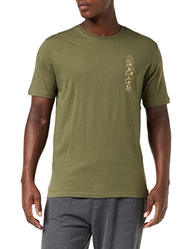 Hurley Evd Wash Tropical Slices Tee Ss T-Shirt męski, oliwkowo-zielony, XL