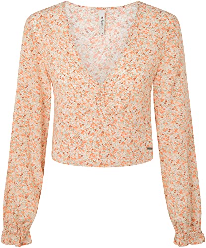 Pepe Jeans Damska koszulka AIZA, wielokolorowa, XS, multi, XS