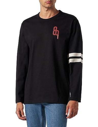 G-STAR RAW Back Gr 89 SL Loose LS R T Koszula męska, Dk Black, S