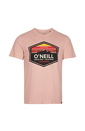 O'Neill Męski T-shirt z krótkimi rękawami, MTN Horizon podkoszulek (2 sztuki), 12510 chmura koralowa, XS-S