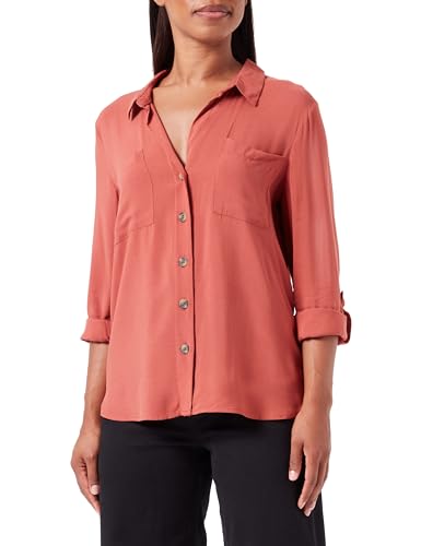 Bestseller A/S Damska koszulka Onlyasmin L/S WVN Noos, henna, XXL