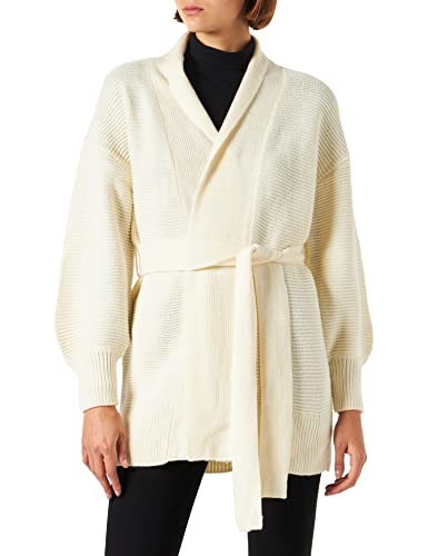 bestseller a/s Damski kardigan z dzianiny VMNONAME LS SHAWLNECK Noos, Birch, M