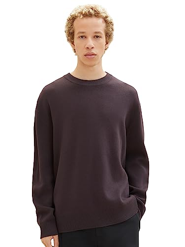 TOM TAILOR Denim Sweter męski, 12508-Coal Grey, XXL