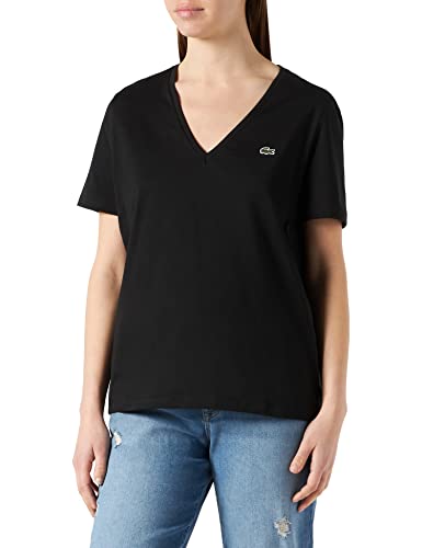 Lacoste Koszulka damska, Czarny, 34 PL