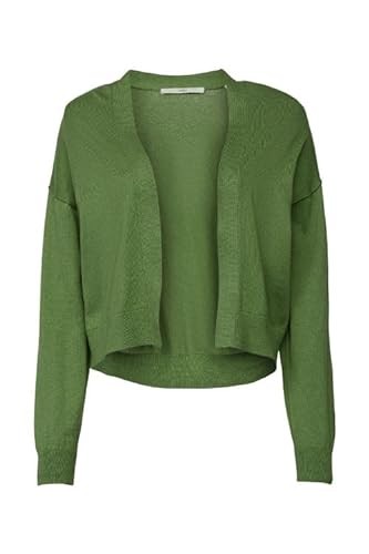 ESPRIT Damska kurtka z dzianiny, 300 / ciemnozielony, L