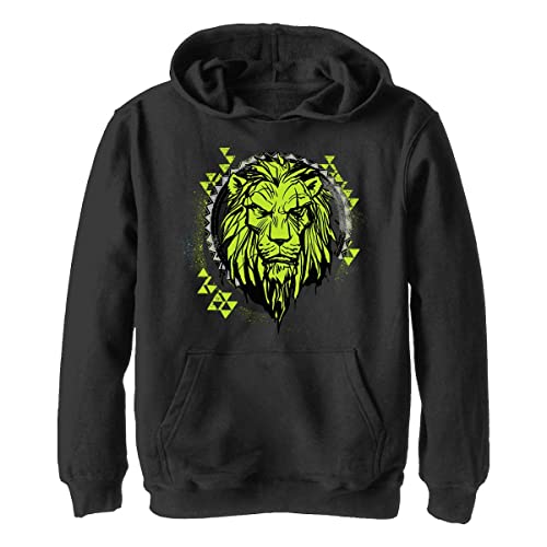Disney Tribal Scar chłopięca bluza z kapturem (1 opakowanie), Czarny, XL