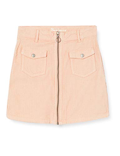 Pepe Jeans Nova Cord Spódnica Dziewczynka, Nova Cord, 302 Proszek Różowy, 12, 12