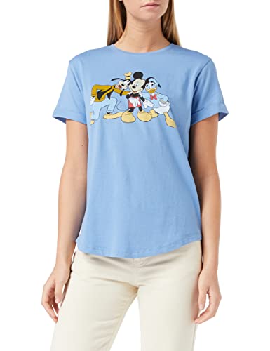 Disney Damska koszulka Mickey's Crew, Indygo, 36