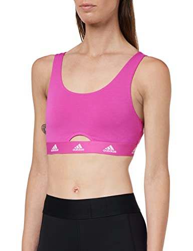 adidas Damska braletka typu stanik, Fuchsia, S