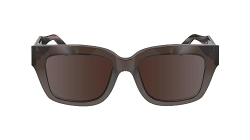 Calvin Klein Damskie okulary przeciwsłoneczne CK23540S, szarobrązowe, jeden rozmiar, brązowy (taupe), Rozmiar uniwersalny