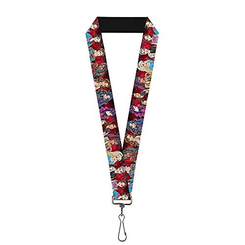 Brelok uniseks z klamrą, wielobarwny, Jeden rozmiar