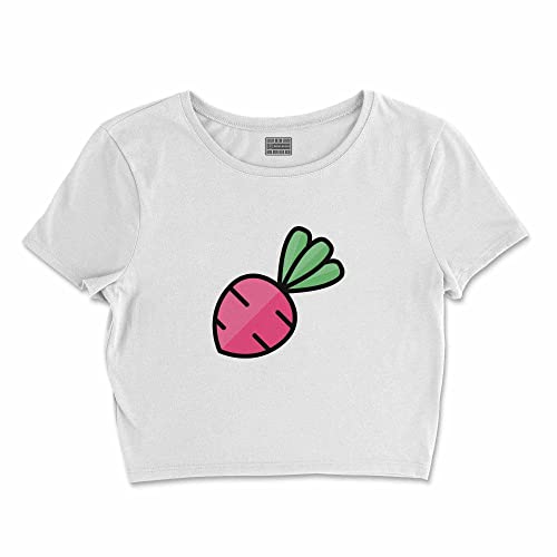 Bona Basics, Damski T-shirt basic, z nadrukiem cyfrowym, 100 bawełny, biały, swobodny, damski top, rozmiar: S, biały, S