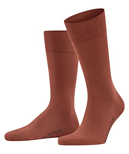 FALKE Mężczyźni Skarpety Cool 24/7 M SO Organiczna Bawełna jednokolorowe 1 Para, Brązowy (Cayenne 5163), 43-44