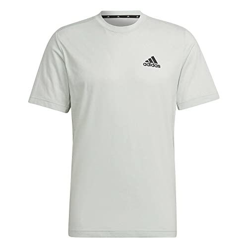adidas Męski t-shirt M Fr T, zielony/biały, XL, zielony i biały, XL