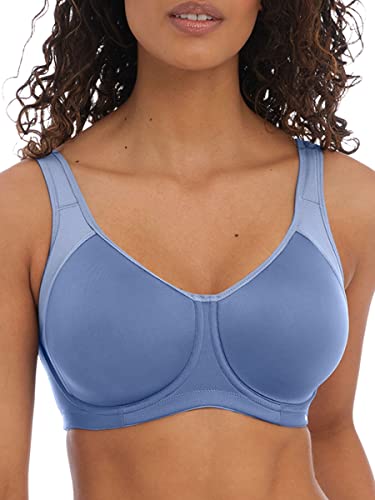 Freya Damski biustonosz sportowy z fiszbinami, Denim, 85C