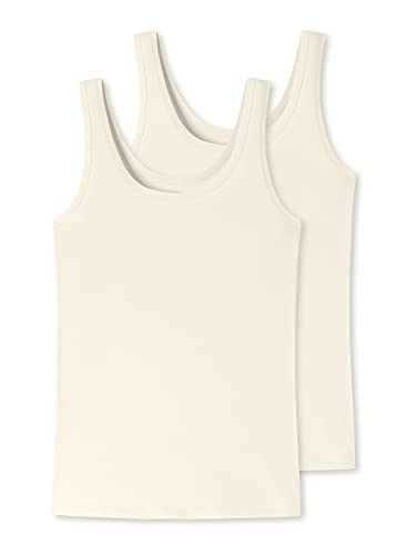 Schiesser Damski Top Na Ramiączkach, Bielizna, Kremowy, L, Kremowy, L