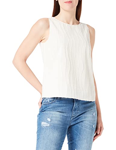 Taifun Bluzka damska, Light Creme, 38