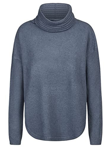 Mint & Mia Damski sweter z dzianiny sweter sweter, niebieski (Electric Blue), normalny