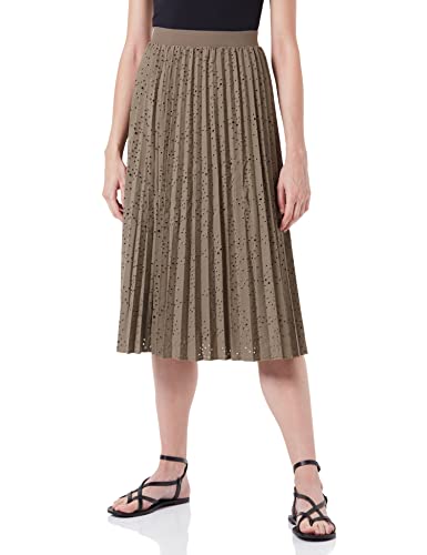 s.Oliver Damska spódnica plisowana z wzorem dziurek, 72L0, 46