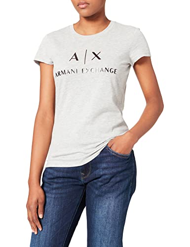 Armani Exchange T-shirt damski, szary, M