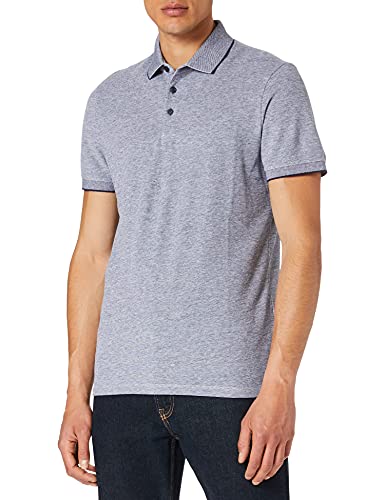 s.Oliver BLACK LABEL Męska koszulka polo, ciemnoniebieski (dark blue melange), S