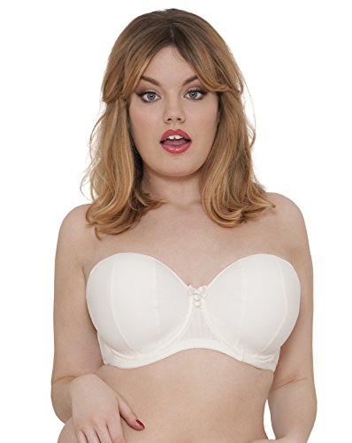 Curvy Kate Biustonosz damski Luxe bez ramiączek, Złamana biel (kość słoniowa), 70D