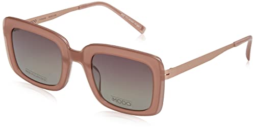 MODO & ECO Damskie okulary przeciwsłoneczne 471, antyczne różowe, 46, Antyczny różowy