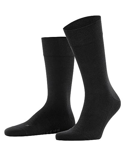 FALKE Mężczyźni Skarpety Sensitive New York M SO Lyocell bezuciskowe 1 Para, Czarny (Black 3000), 47-50