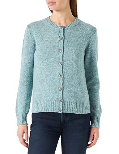 United Colors of Benetton Damski koreański dżersej M/L 103me500l kardigan sweter, szary niebieski 531, M